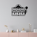 Pink 777 Metal Wall Art – Lucky Casino & Manifest Angel Number Decor - KAFGP017