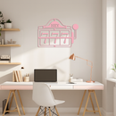 Pink 777 Metal Wall Art – Lucky Casino & Manifest Angel Number Decor - KAFGP017