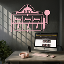 Pink 777 Metal Wall Art – Lucky Casino & Manifest Angel Number Decor - KAFGP017
