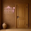 Pink 777 Metal Wall Art – Lucky Casino & Manifest Angel Number Decor - KAFGP017