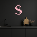 Dollar Sign Metal Wall Art – Money Symbol Modern Decor - KAFGP027