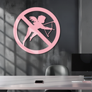 Anti-Cupid Metal Wall Art – Unique Valentine’s Day Decor - KAFGP029