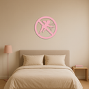 Anti-Cupid Metal Wall Art – Unique Valentine’s Day Decor - KAFGP029