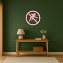 Anti-Cupid Metal Wall Art – Unique Valentine’s Day Decor - KAFGP029