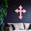 Classic Cross Silhouette Metal Wall Art – Timeless Religious Decor - KAFGP035