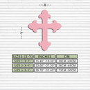 Classic Cross Silhouette Metal Wall Art – Timeless Religious Decor - KAFGP035