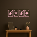 Playing Cards Silhouette Metal Wall Art – Poker Aces Design - KAFGP037