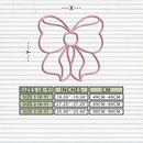 Bow Silhouette Metal Wall Art – Elegant Ribbon Design - KAFGP048