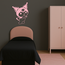 Kuromi Silhouette Metal Wall Art – Cute Gothic Character Design - KAFGP049