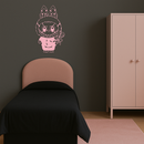 Labubu Silhouette Metal Wall Art – Cute Monster Design - KAFGP050