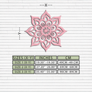 Lotus Mandala Metal Wall Art – Floral Geometric Silhouette - KAFGP059