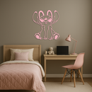 Stitch Silhouette Metal Wall Art – Cute Cartoon Character Design - KAFGP067