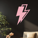 Lightning Bolt Silhouette Metal Wall Art – Modern Power Design - KAFGP069