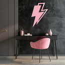 Lightning Bolt Silhouette Metal Wall Art – Modern Power Design - KAFGP069