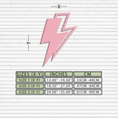 Lightning Bolt Silhouette Metal Wall Art – Modern Power Design - KAFGP069