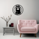 Stay Positive Paw Print Metal Wall Art – Inspirational Pet Lover Decor - KAFGP110