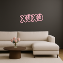 XOXO Word Art Metal Wall Decor – Modern Love Quote Design - KAFGP114