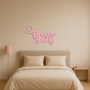 Forever Young Butterfly Script Metal Wall Art – Whimsical Home Decor - KAFGP117