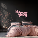 Forever Young Butterfly Script Metal Wall Art – Whimsical Home Decor - KAFGP117