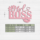 Girl Boss Metal Wall Art – Feminine Power & Modern Decor - KAFGP119