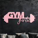 Gym Girlie Metal Wall Art – Fitness Motivational Home & Gym Decor - KAFGP121
