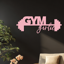 Gym Girlie Metal Wall Art – Fitness Motivational Home & Gym Decor - KAFGP121