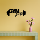 Gym Girlie Metal Wall Art – Fitness Motivational Home & Gym Decor - KAFGP121