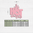 Hot Girls Club Metal Wall Art – Feminine Neon Style Home Decor - KAFGP123