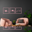 Coffee Heartbeat Metal Wall Art – 3 Panel Espresso Lover Decor - KAFGP128