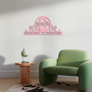 Personalized Initial Monogram Metal Wall Art – Custom Family Name Sign - KAFGP130