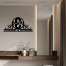 Personalized Initial Monogram Metal Wall Art – Custom Family Name Sign - KAFGP130