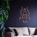 Taurus Zodiac Metal Wall Art – Geometric Bull Head Astrology Home Decor - KAFGP142