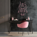 Taurus Zodiac Metal Wall Art – Geometric Bull Head Astrology Home Decor - KAFGP142