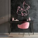 Cat and Woman Silhouette Metal Wall Art – Modern Pet Lover Line Art Decor - KAFGP146