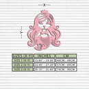 Pink Mermaid Silhouette Metal Wall Art – Cute Ocean Fantasy Wall Decor for Girls - KAFGP152