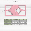 Pink Vinyl Record Soundwave Metal Wall Art – Music Inspired Modern Decor - KAFGP157