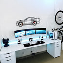 2008 Mustang GT Fastback Wall Art – Steel Build with Spinning Wheels-KAFMEKA004