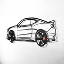 2019 Camaro ZL1 Metal Wall Art – Spinning Wheels Muscle Decor-KAFMEKA005
