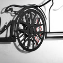 2019 Porsche 911 GT2 RS Wall Art – Steel Cut with Spinning Wheels-KAFMEKA006
