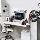 Formula 1 Wall Art – Steel Silhouette Racing Car with Spinning Wheels-KAFMEKA023