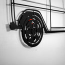 1972 Ford Bronco Wall Art – Classic 4x4 Steel Silhouette with Spinning Wheels-KAFMEKA026