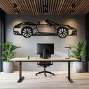 Porsche 911 (992) Convertible Silhouette Metal Wall Art – Rotating Wheel Luxury Car Decor Gift 🌟🏎️,KAFMEKA057
