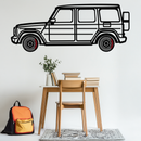 Mercedes G-Class Metal Wall Art – Luxury SUV Silhouette with Rotating Wheels 🚙✨KAFMEKA069