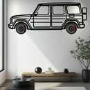 Mercedes G-Class Metal Wall Art – Luxury SUV Silhouette with Rotating Wheels 🚙✨KAFMEKA069