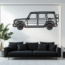Mercedes G-Class Metal Wall Art – Luxury SUV Silhouette with Rotating Wheels 🚙✨KAFMEKA069