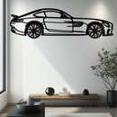 Mercedes AMG GTS Metal Wall Art – Rotating Wheel Luxury Car Decor – Perfect Gift for Car Enthusiasts - KAFMEKA073