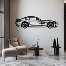 Mercedes AMG GTS Metal Wall Art – Rotating Wheel Luxury Car Decor – Perfect Gift for Car Enthusiasts - KAFMEKA073