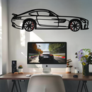 Mercedes AMG GTS Metal Wall Art – Rotating Wheel Luxury Car Decor – Perfect Gift for Car Enthusiasts - KAFMEKA073