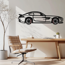 Mercedes AMG GTS Metal Wall Art – Rotating Wheel Luxury Car Decor – Perfect Gift for Car Enthusiasts - KAFMEKA073