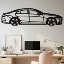 Mercedes CLS Metal Car Wall Art – Rotating Wheels • Luxury Automotive Decor Gift - KAFMEKA077
